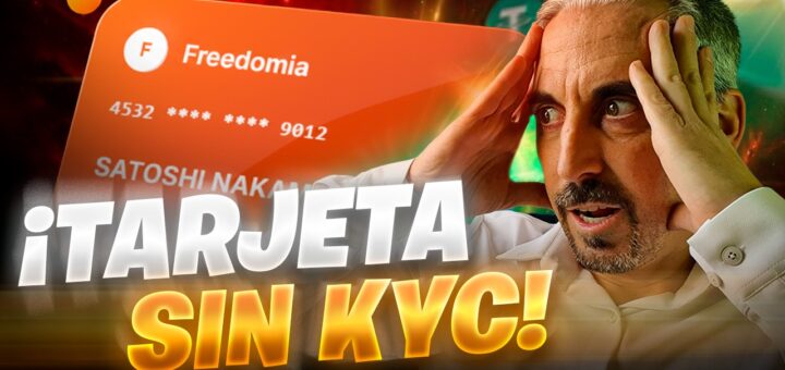 🚨 ¡LA TARJETA SIN KYC MÁS BESTIA! 🔥 Freedomia TE DEJA PAGAR y SACAR CASH con NFC 😱💳