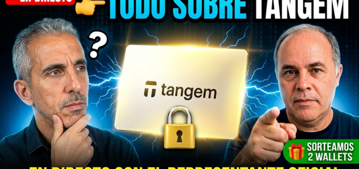🟢 TANGEM en DIRECTO 😱💳 El REPRESENTANTE RESUELVE TODAS tus DUDAS + SORTEAMOS 2 Wallets GRATIS🎁🔥