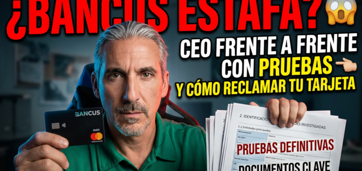 ¿Es BANCUS una ESTAFA? 😱 El CEO FRENTE a FRENTE con las PRUEBAS + CÓMO RECLAMAR tu TARJETA
